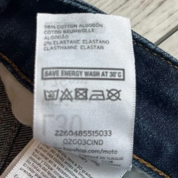 Topshop Moto Jeans Size 28 x 30 - Picture 5 of 5